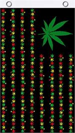 Herbal Rasta USA Fly Flag Image