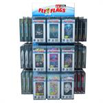 Fly Flags Rotating 108pc Blacklight Styles Display Image