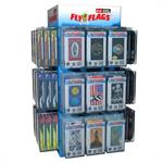  Fly Flags Rotating 108pc Mixed Styles Display Image