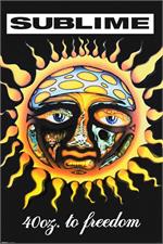 SUBLIME - 40 OZ. OF FREEDOM - POSTER - 24