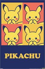 Pikachu Cutie Collection - Squares Anime PosterImage