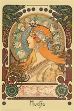Alphonse Mucha - Zodiac Art Poster Image