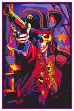 Pirate King - Non-flocked Blacklight Poster Image