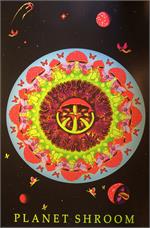 Planet Shroom - Non Flocked Blacklight Poster Image