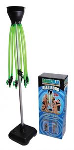BONGZILLA 6 TUBE MULTI BEER BONG WITH STAND