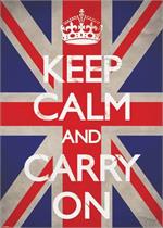 Keep Calm & Carry On - Union Jack - Giant Poster Image