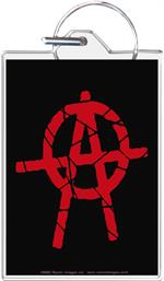 Anarchy Keychain Clear Background Image