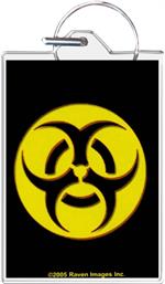Biohazard Keychain Clear Background Image