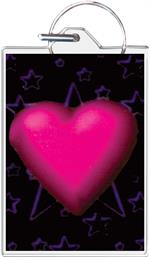 Heart Keychain Clear Background Image
