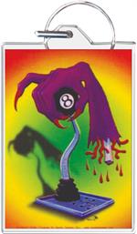 Severed 8 Ball Keychain Clear Background Image