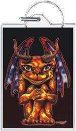 Gargoyle - Mike Dubois Keychain Clear Background Image