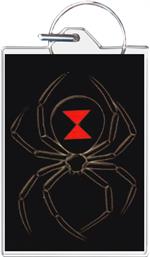 Black Widow Keychain Clear Background Image