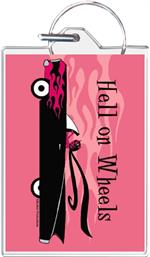 Hell On Wheels Keychain Clear Background Image