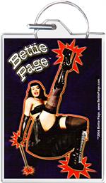 Bettie Page - Dance Keychain Clear Background Image