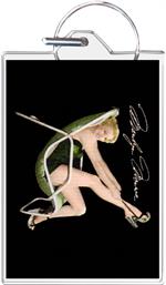 Marilyn Monroe - Chair Keychain Clear Background Image