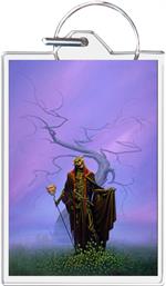 Destroying Angel - Michael Whelan - Keyring Clear Background Image
