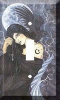 LIGHT SWITCH PLATE - BLACK MAGICK FAIRY