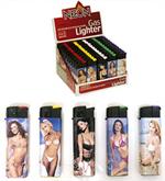 NEON ELECTRONIC GIRL WRAP LIGHTER - 50 CT.
