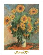 Sunflowers by Monet Poster Image