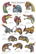 Weird Dinosaurs Educational Poster Image