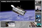 Hubble Space Telescope Educational Poster Image