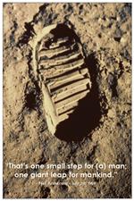 One Small Step Educational Poster Image