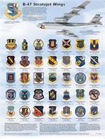 B-47 Stratojet Wings Educational Poster Image