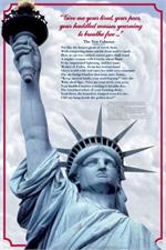 Lady Liberty Educational Poster Image