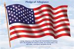 Pledge of Allegiance Educational Poster Image