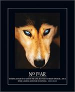 No Fear Wolf Poster Image