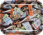 Zig-Zag Papers Design Large Rolling Tray Image