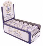 Zig Zag Cigarette Roller White 70MM - 12pc Display Image