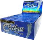 C-THRU WRAPS - Clear Rolling Papers - Blunt Size - 24pk/24cs