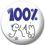 100% Glam Button image