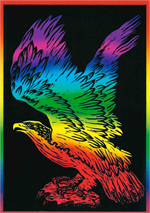 Postcard - Rainbow Eagle Image