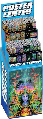 Non-Flocked Blacklight Posters Pre-Pack Display Image