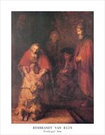  Prodigal Son by Rembrandt Mini Poster Image