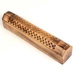 Octagon Incense Box - Leaf Inlay Image