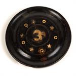 Om Inlay Wood Incense Burner - Round - 4