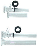 Clear Tobacco Glass Pipe Slide Kit