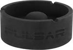 Pulsar Tap Tray Basic Silicone Round Ashtray - Black