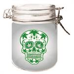 Frosted Sugar Skull Storage Jar - 3 pack