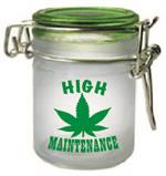 Frosted Hi Maintenance Storage Jar - 3 pack