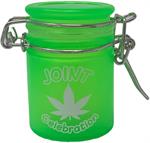 Frosted Green - Joint Celebration Stash Jar - 1.5oz Image