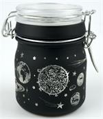  Black Frosted - Galaxy Stash Jar - 5oz Image