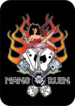 MAN'S RUIN LARGE STICKER - 2 1/2