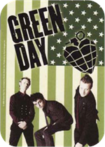 Green Day Flag Large Sticker Image