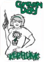 Green Day Kerplunk Large Sticker Image