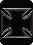 IRON CROSS - LARGE STICKER - 2 1/2