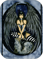 Midnight - Amy Brown - Mini Sticker Image